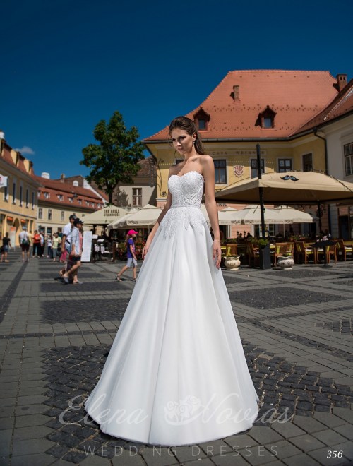 Свадебное платье с открытыми плечами оптом от  Elena Novias 356